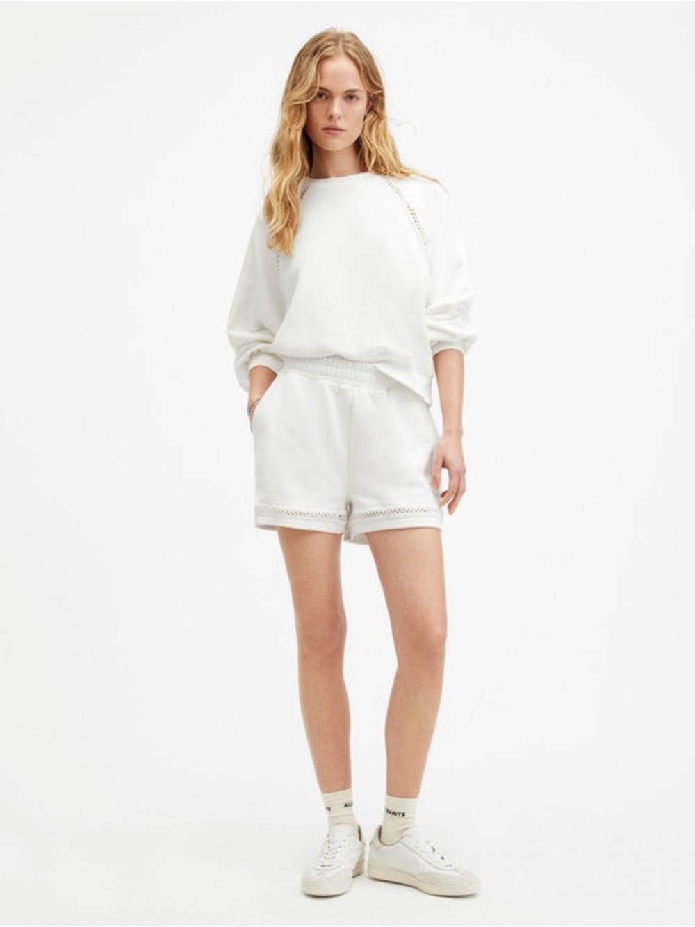 New All Saints organic cotton Ewelina Sweatshirt - size S